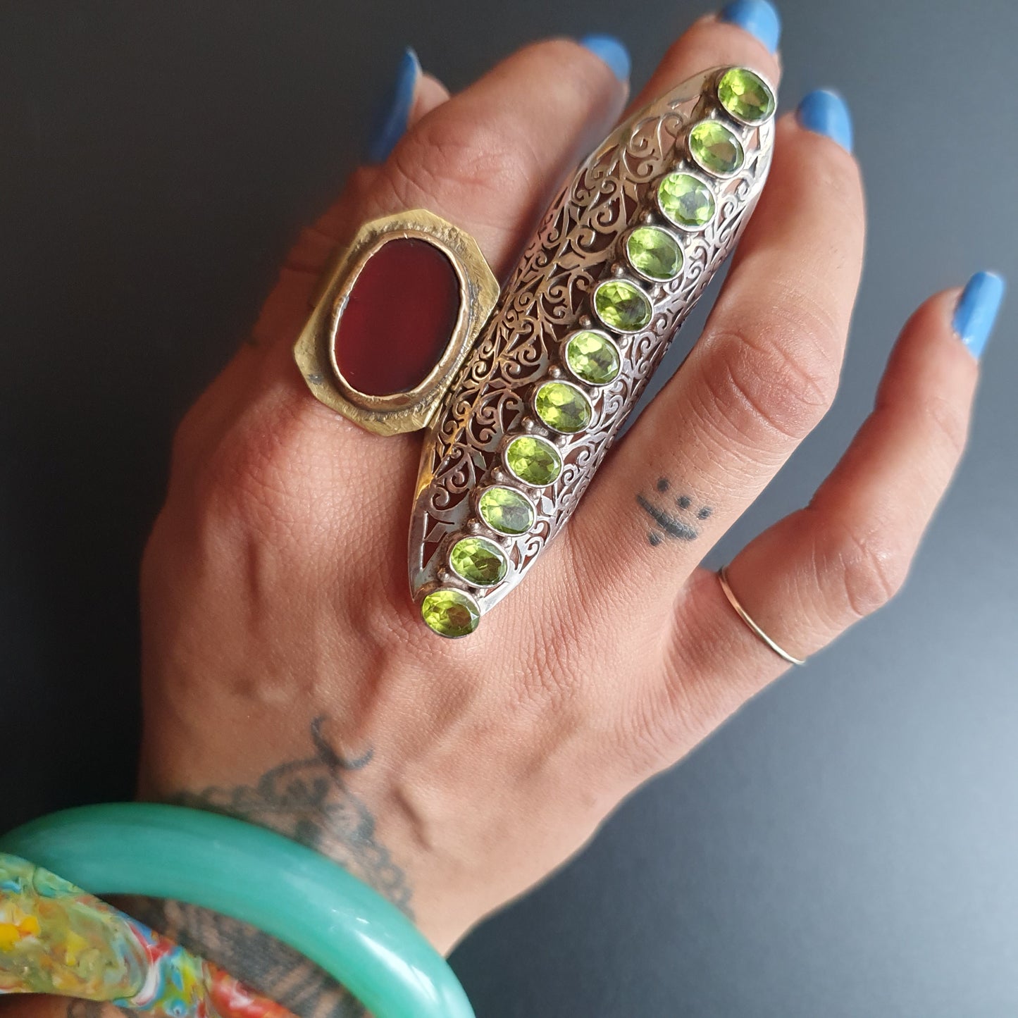 Antique gifts ring, unique vintage ring, statement jewellery, minimalistic, modern, quirky handmade ring