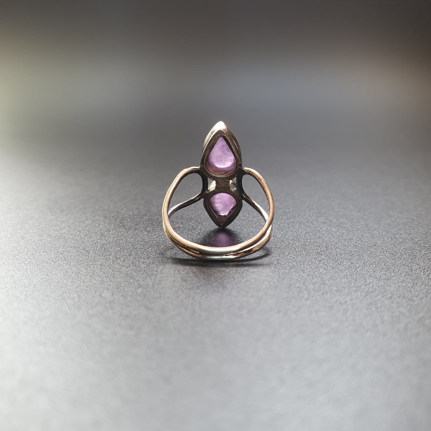 Amethyst Ring Pear Cut Preloved Vintage Gifts