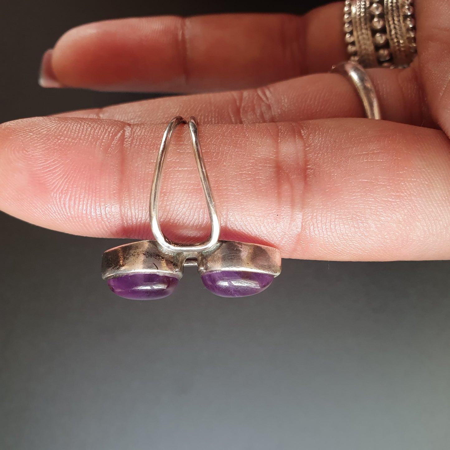 Amethyst Ring Pear Cut Preloved Vintage Gifts