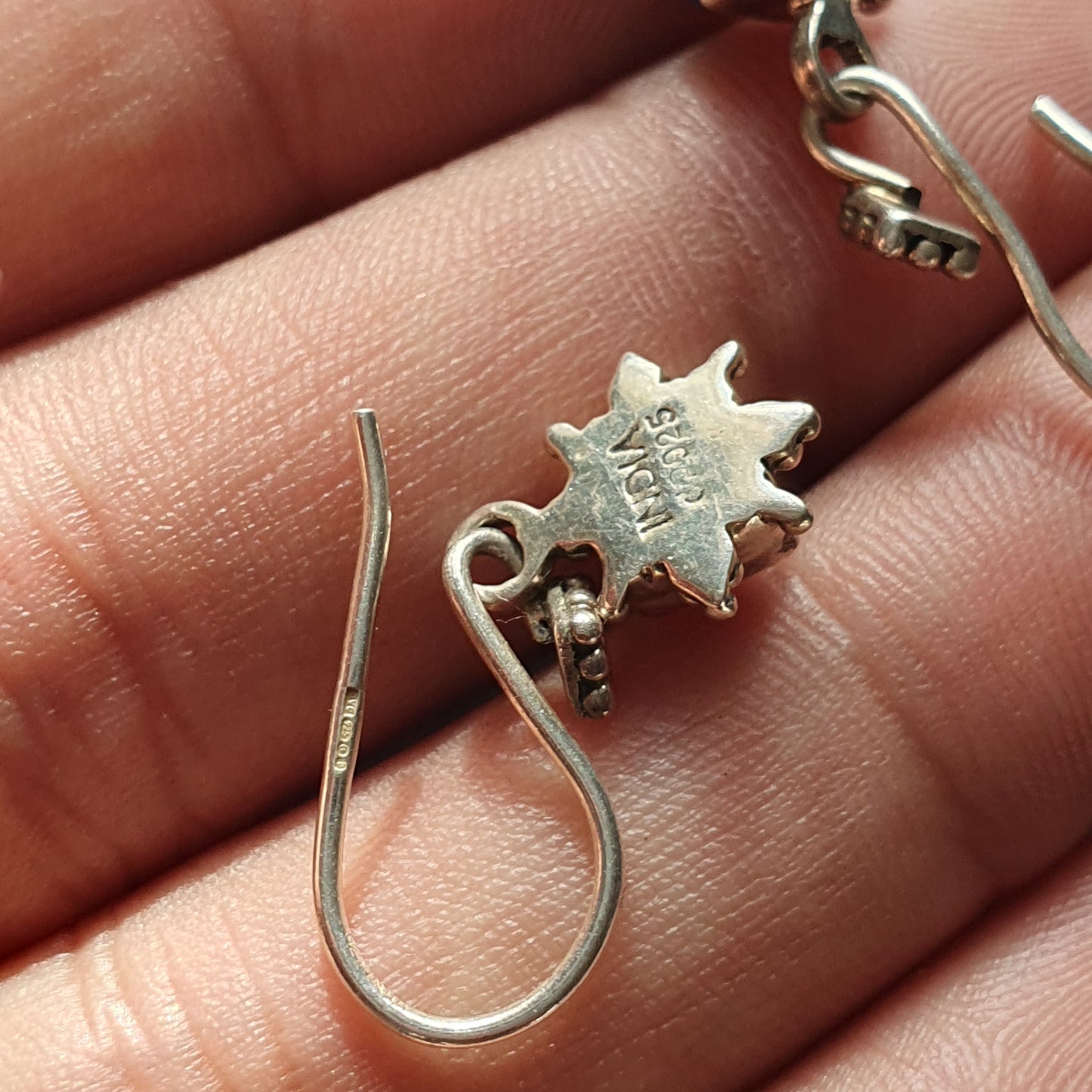 Earrings solid sterling silver jewellery indian designs ethnic tribal