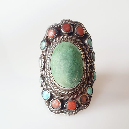 Boho jewelry gifts handmade in solid sterling silver with turquoise gemstones free shipping
