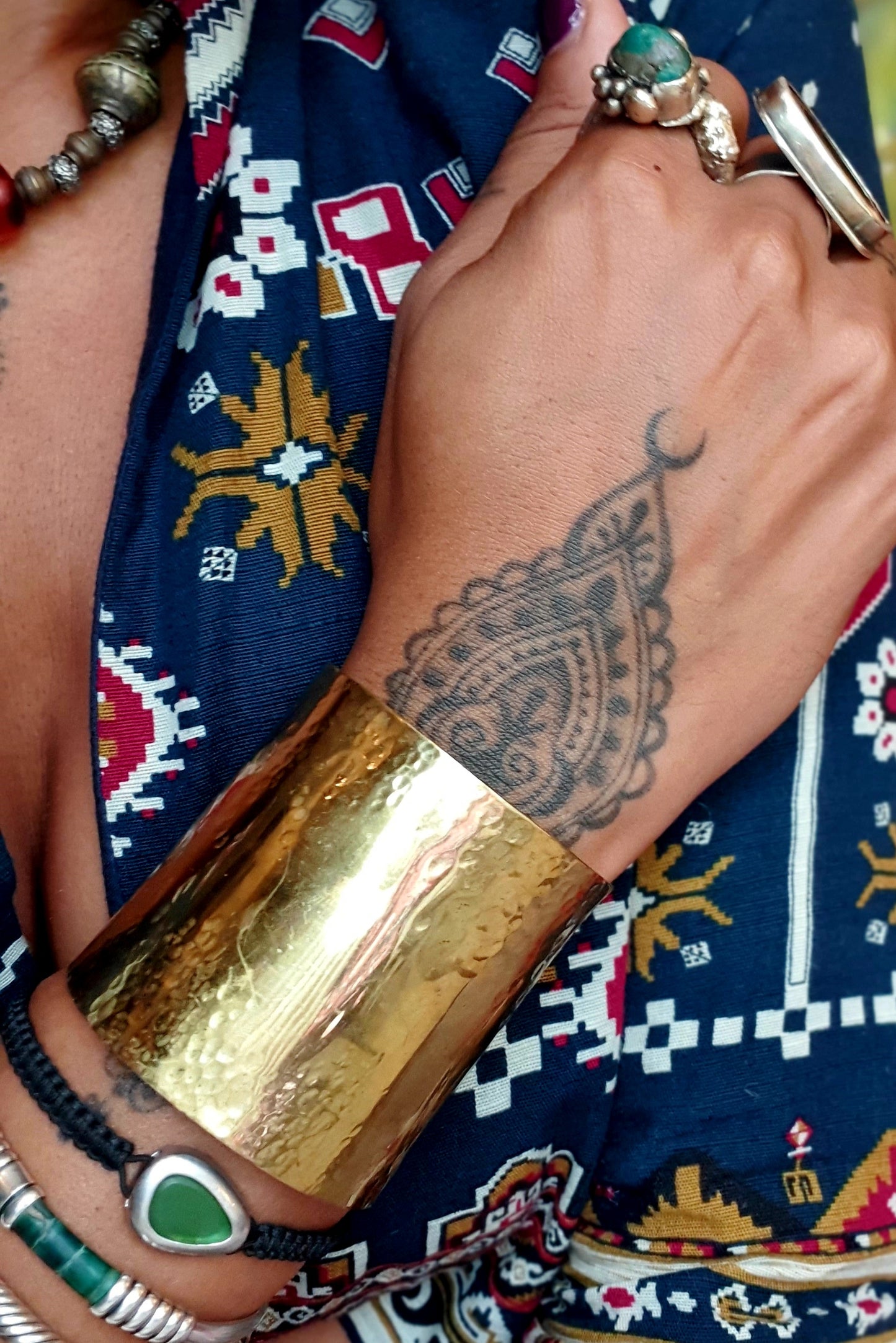 The gold cuff