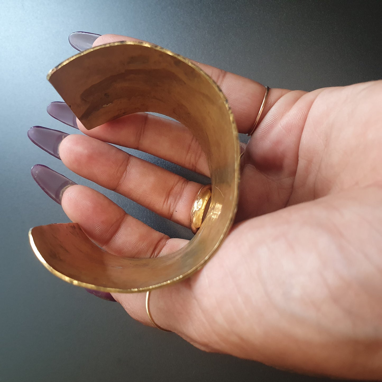 The gold cuff