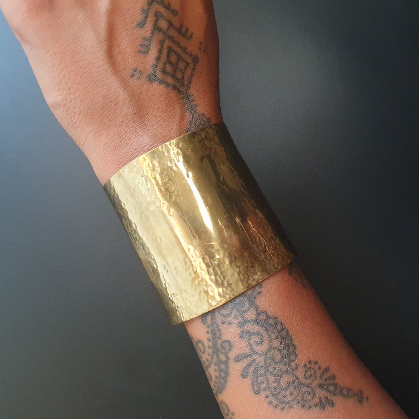 The gold cuff