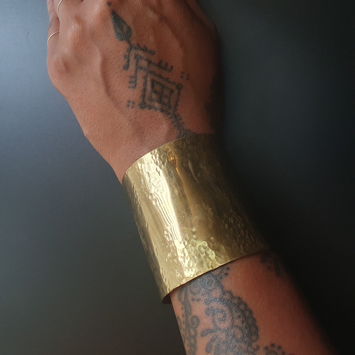 The gold cuff