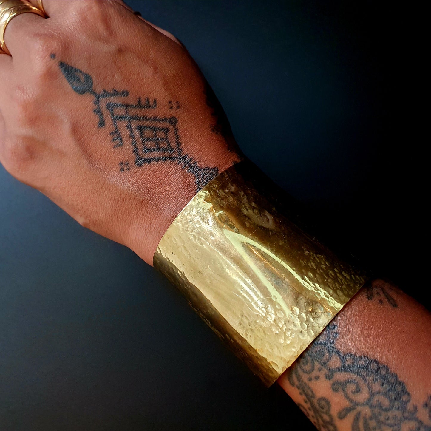 The gold cuff