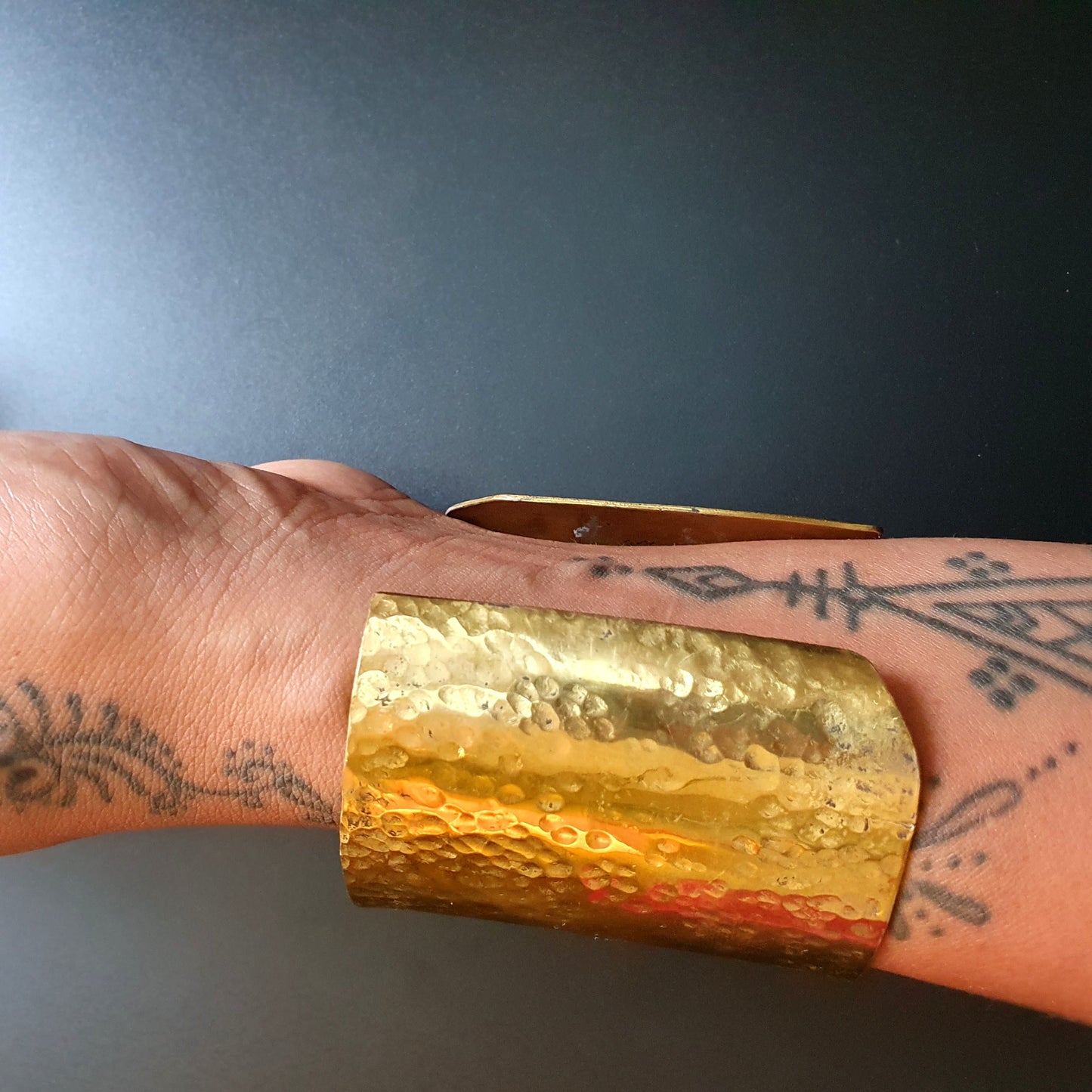 The gold cuff