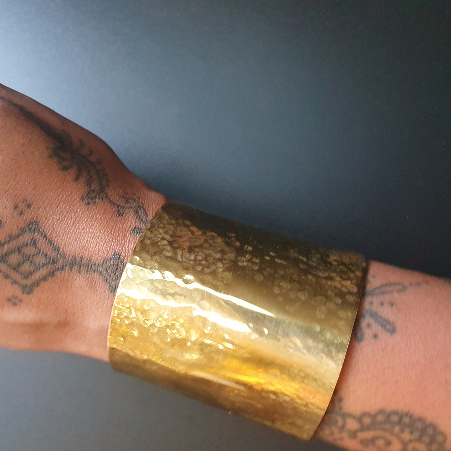 The gold cuff