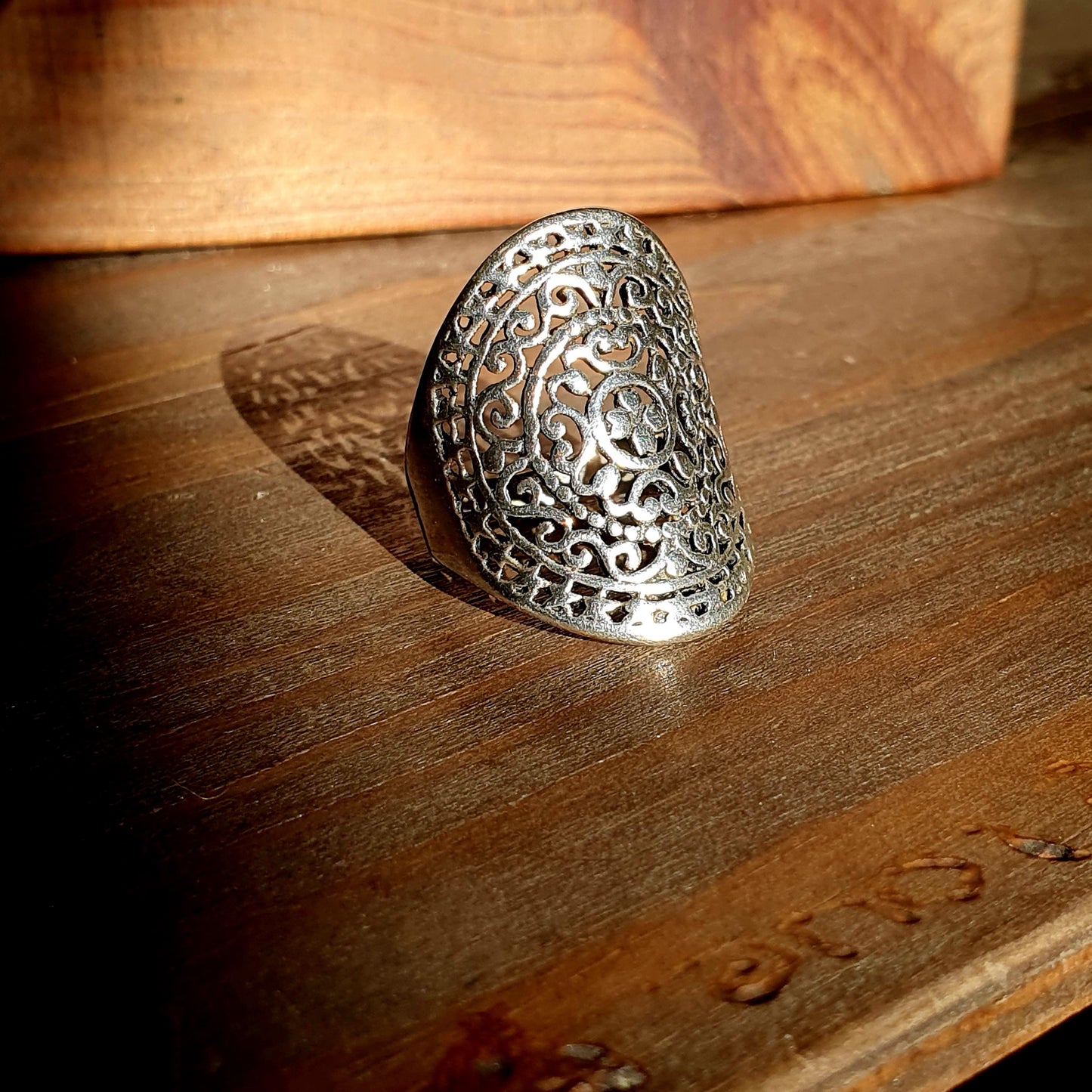 Celtic Ring,Fantasy Ring, Sterling Silver Ring, Statement Ring, Silver Ring, Filigree Ring, Thumb Ring, Chunky Ring,Jewelry, Gifts for Women