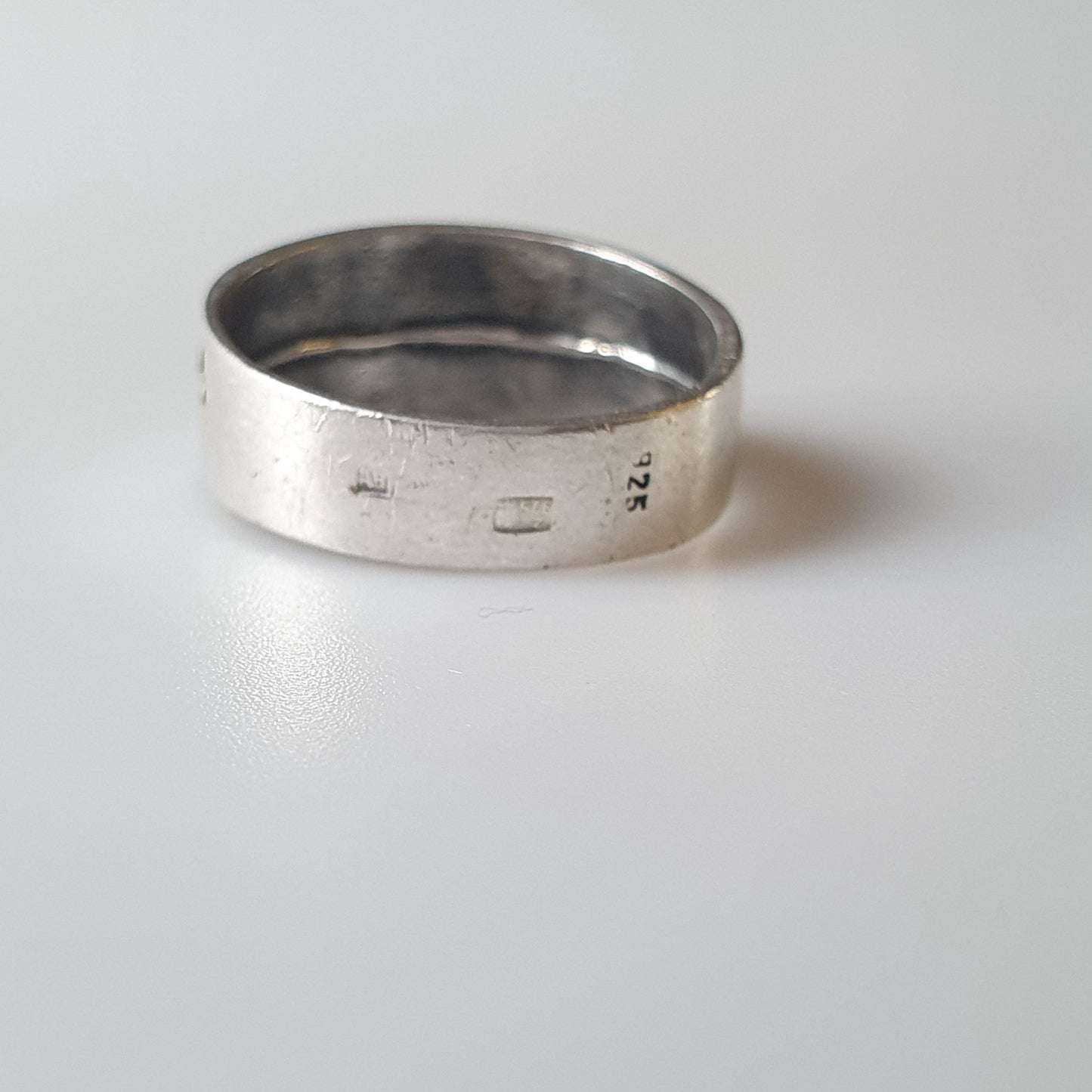 Aztec Ring in Solid Sterling Silver, Handmade Vintage Jewellery, Unique Rare Collection, Beautiful Gift's for Women and Men, UK O 1/2