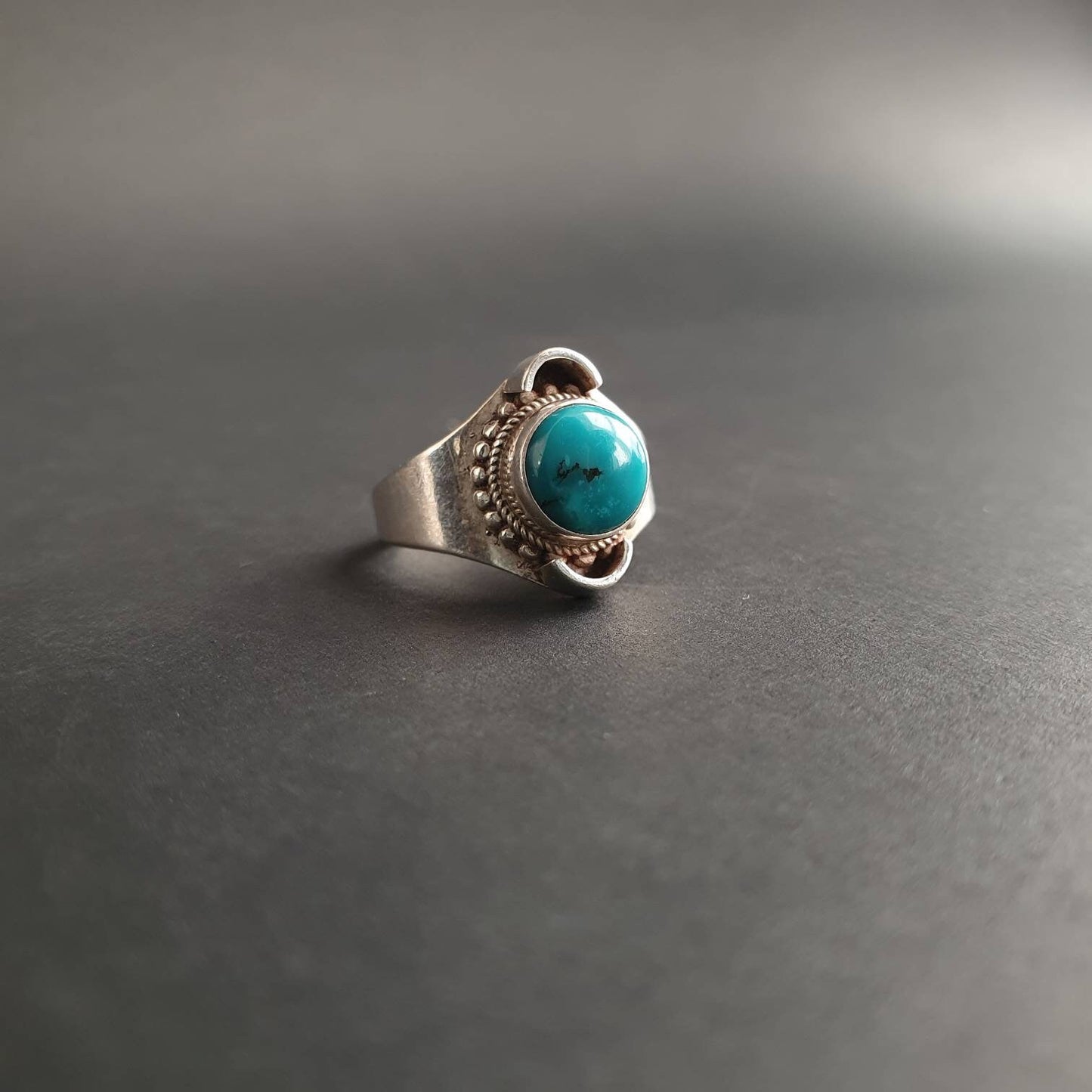Saddle ring,Turquoise gemstone ring,Turquoise gemstones, statement ring, gifts for all occasions ,sterling silver, unique gift,