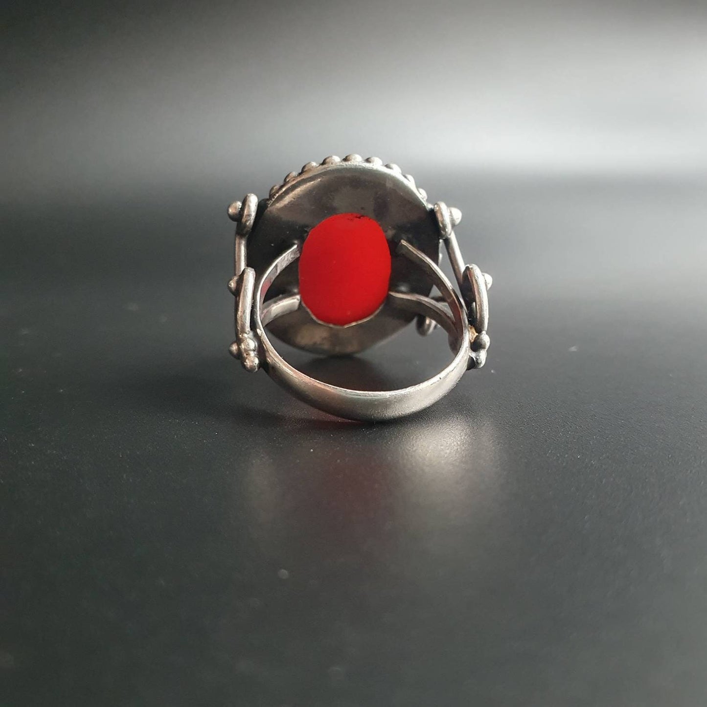 Chunky Ring, Sterling Silver Statement Ring, Carnelian Gemstones, Statement ring, Unisex Gifts jewellery