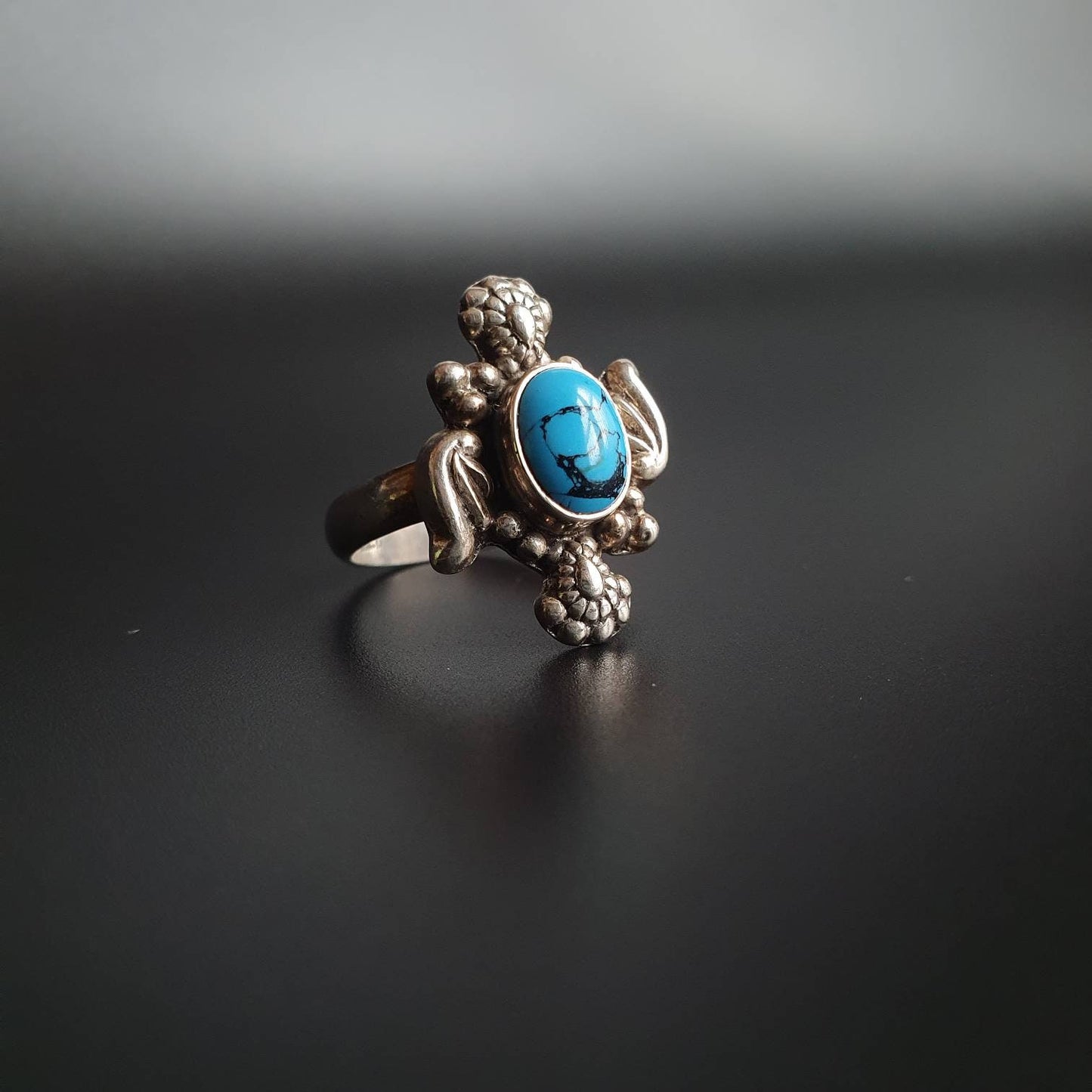 Turquoise ring, Navajo, unique traditional ring, handcrafted, spiritual organic collectibles, authentic craftsmanship,artisanal ring
