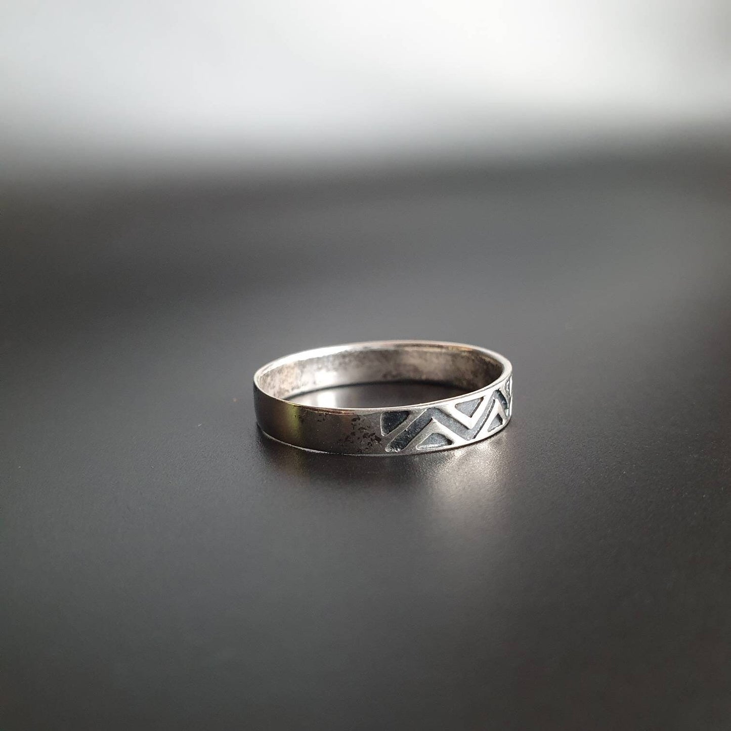 ring, mens ring, band ring large ring, silver ring, statement ring, aztec ring,  tribal ring, sterling silver Statement ring, gifts for them