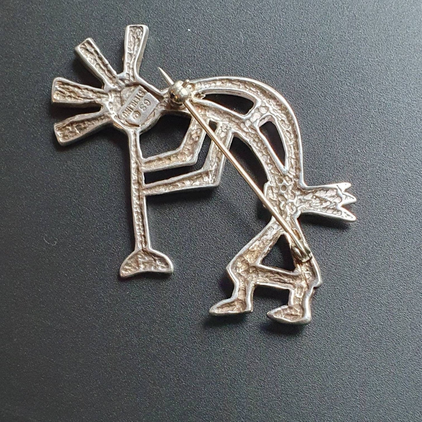 American Kokopelli pin