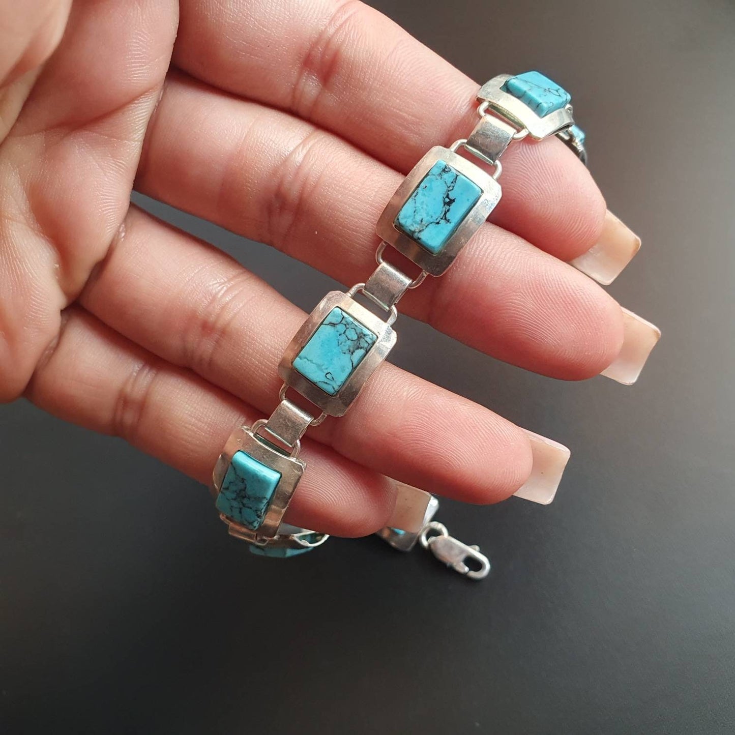 Turquoise earrings, pendant, bracelet, silver jewellery, sterling silver earrings, necklace, gifts, statement bracelet, silver jewellery