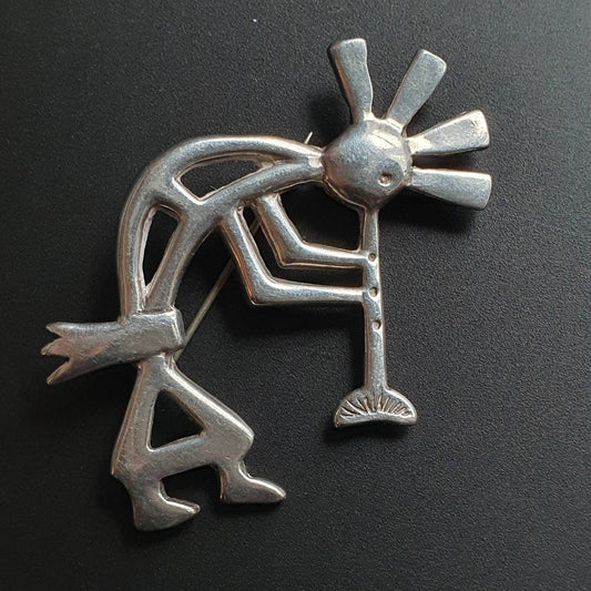 American Kokopelli pin